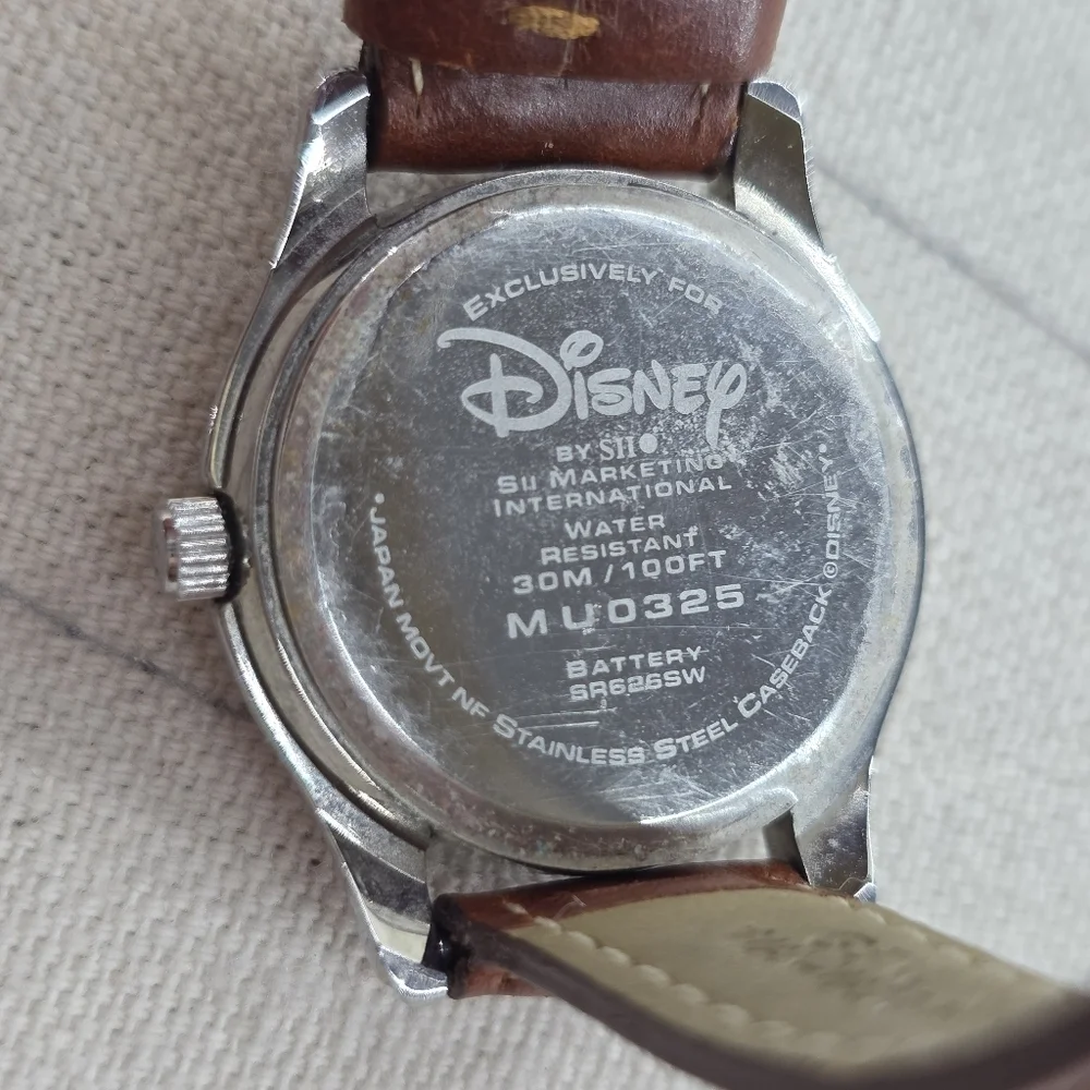 DISNEY Eeyore Flying Butterflies Watch By SII SEIKO MU0325 Needs New Battery